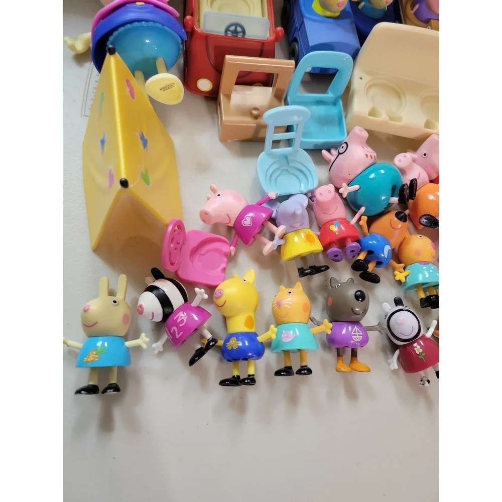 Huge mixed Lot Peppa Pig & Friends Action Figures accessories toys